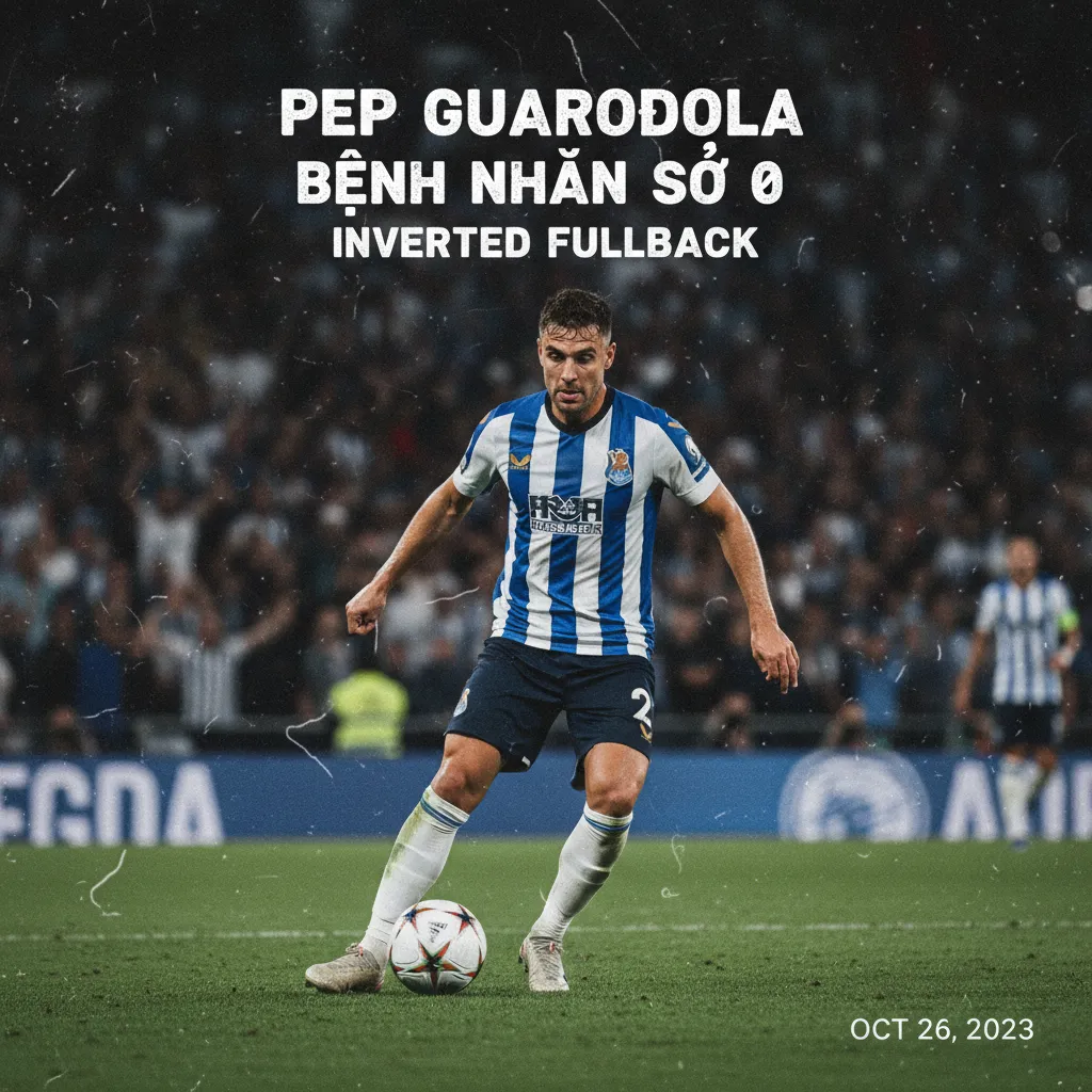 Khoảng trống bị khai thác khi Inverted Fullback dâng cao