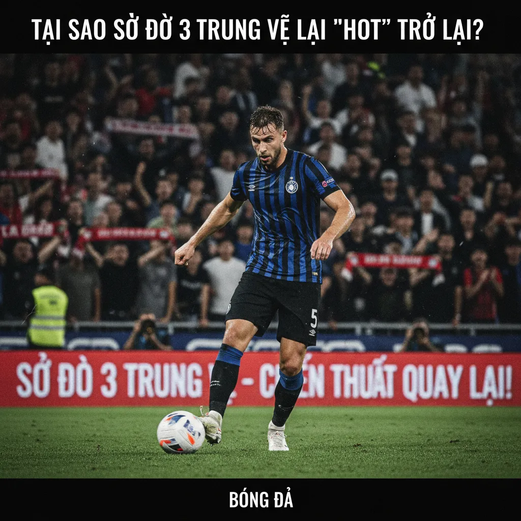 Tại sao sơ đồ 3 trung vệ lại "hot" trở lại?