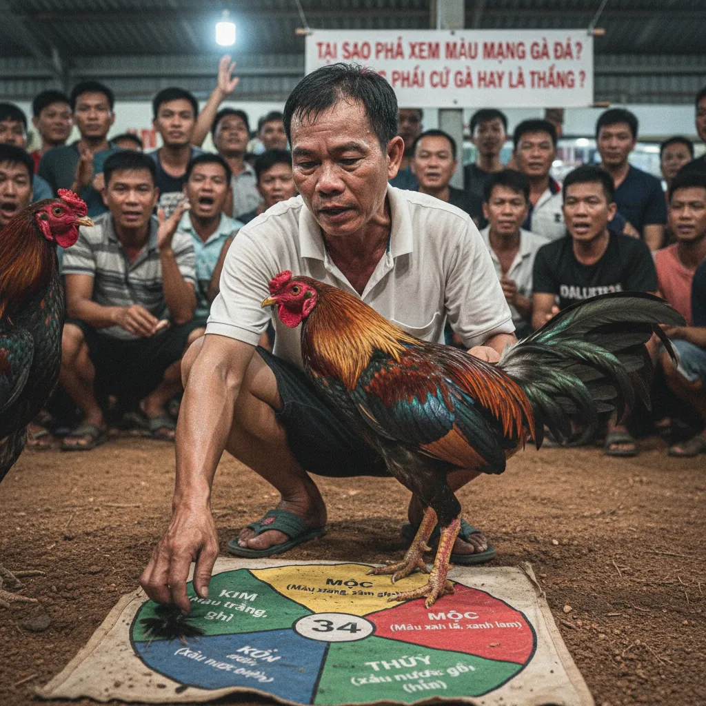 Tại sao phải xem màu mạng gà đá? Không phải cứ gà hay là thắng?