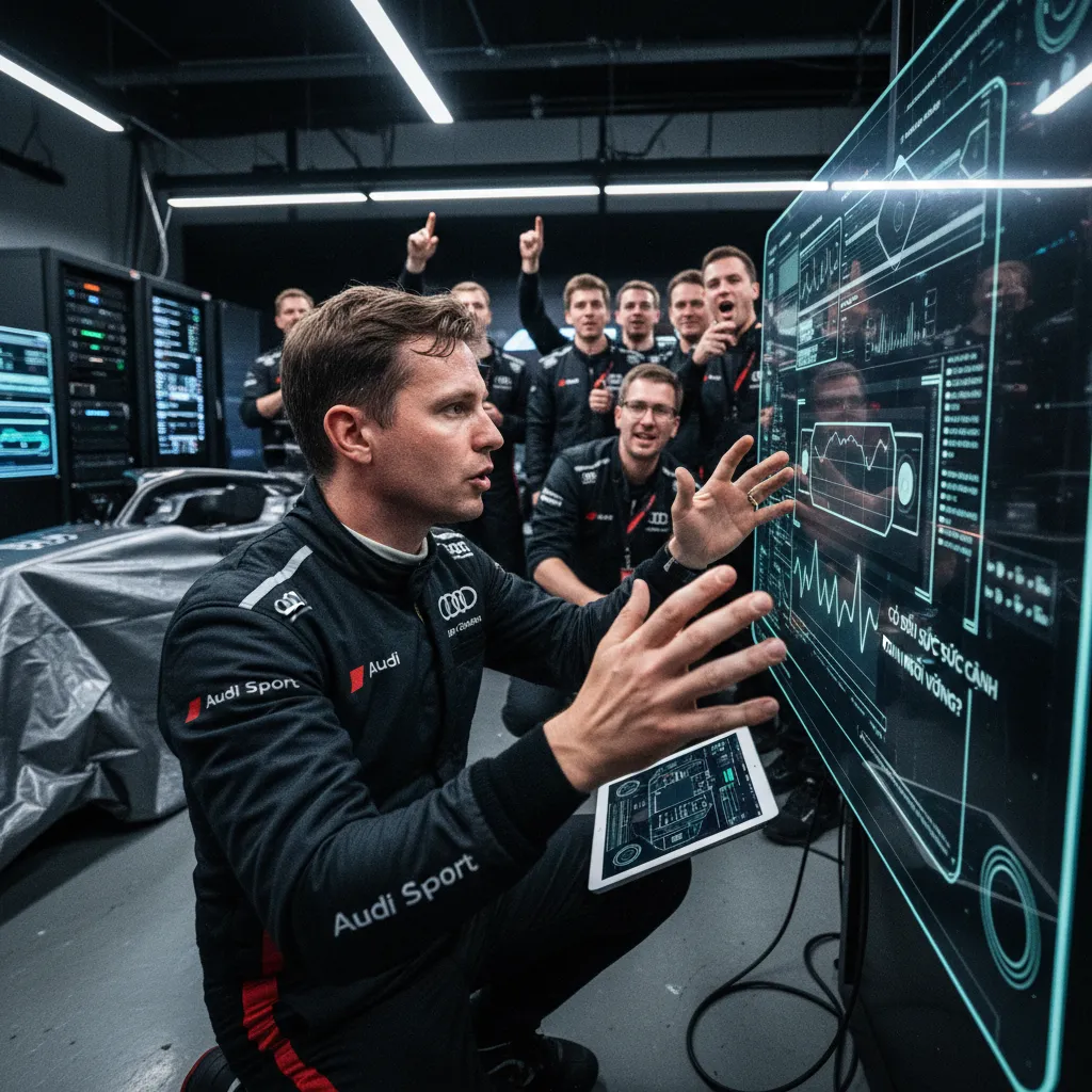 Audi F1 2026 Power Unit on test bench