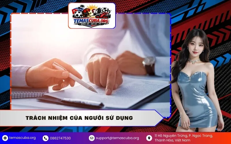 Trách Nhiệm Của Người Sử Dụng